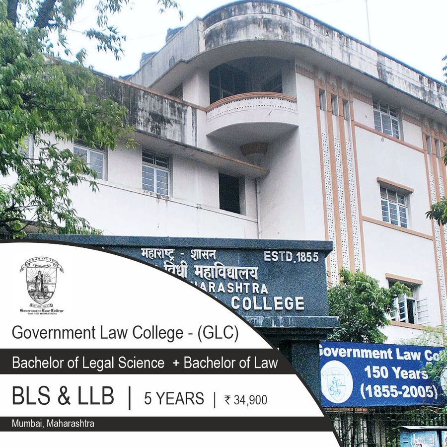 Bachelor of Legal Science [B.L.S] + Bachelor of Law [LLB] at Government Law College (Glc), Mumbai